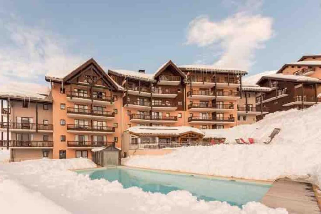 Appartement Pied Des Pistes Valmeinier Exterior foto